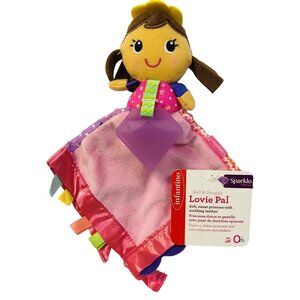 Infantino Soft & Snuggly Princess Lovey Pal Blanket Teether